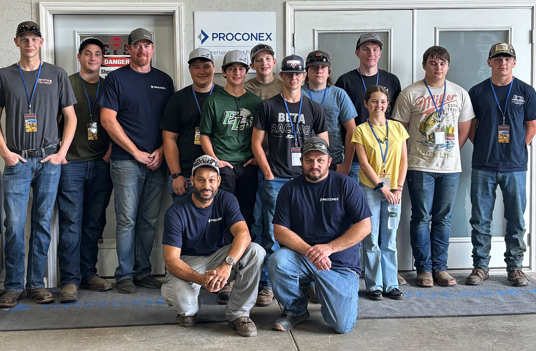 Group photo of NEPA team at Devon Energy camp