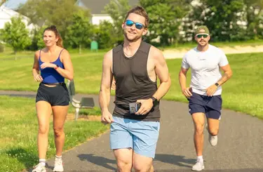 Group of Proconex employees running for Run Club