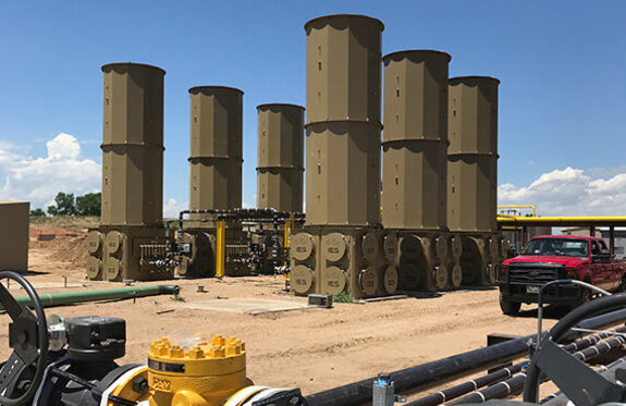 When there is insufficient natural gas combustion, it creates volatile hydrocarbons. 