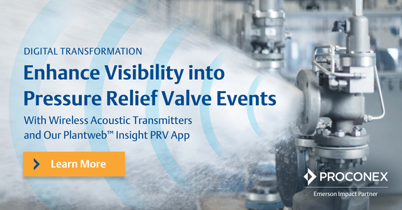With Wireless Acoustic Transmitters & Our Plantweb™ Insight PRV App